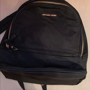 MICHAEL KORS Black Nylon Backpack
